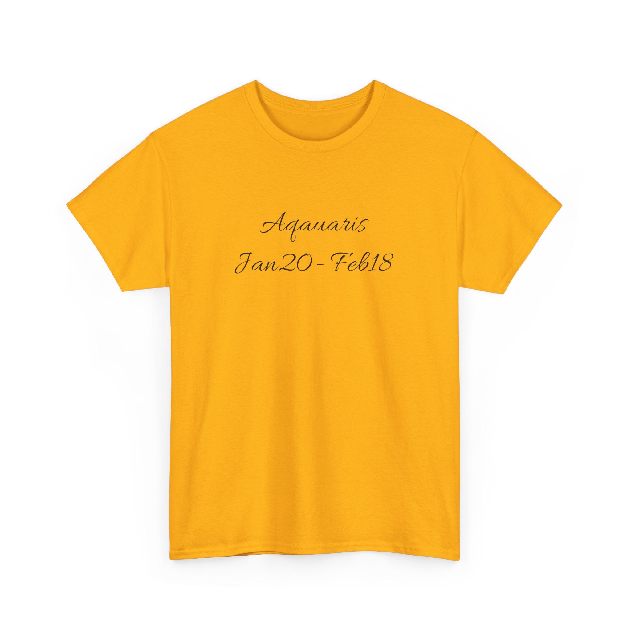 Aquarius Sign Tee – Zodiac Graphic T-Shirt