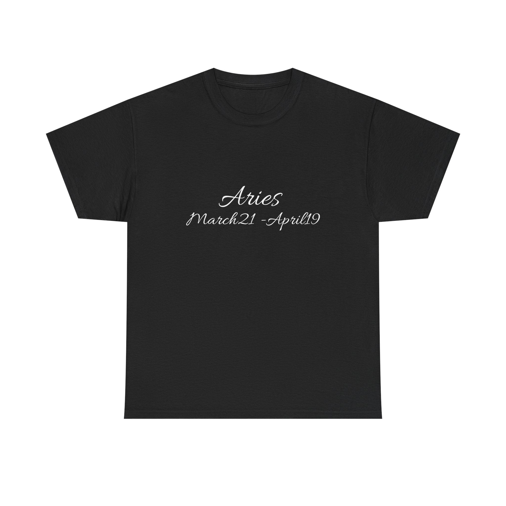 Aries Sign Tee – Unisex Heavy Cotton Astrology T-Shirt