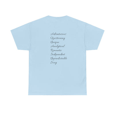 Aquarius Sign Tee – Zodiac Graphic T-Shirt