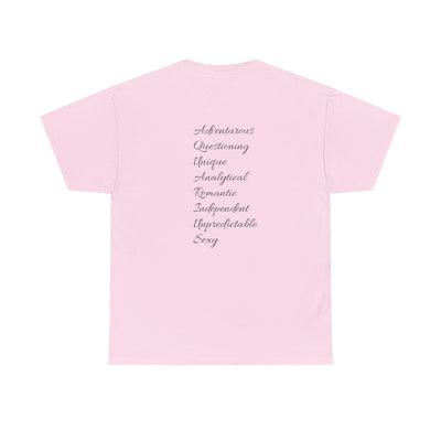 Aquarius Sign Tee – Zodiac Graphic T-Shirt