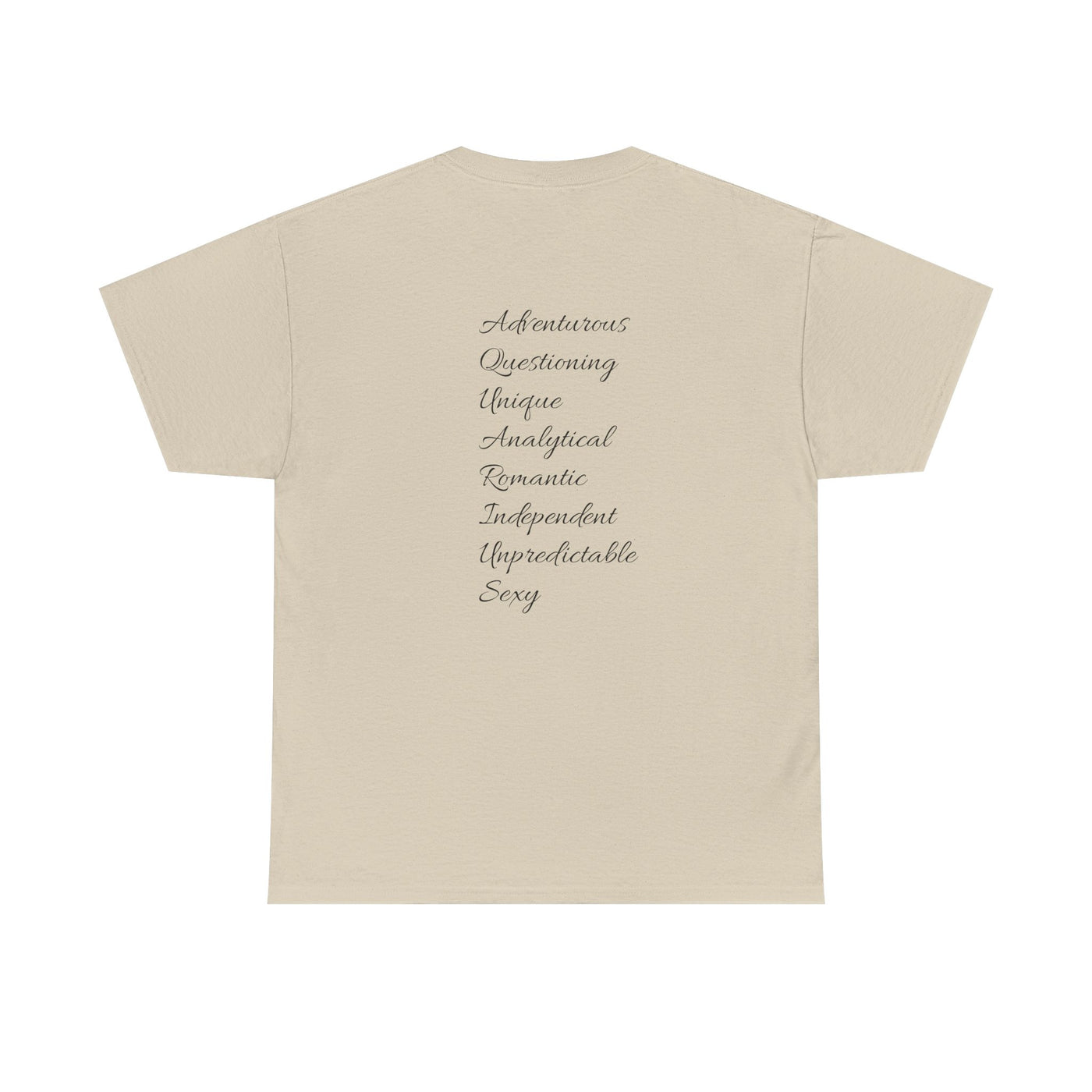 Aquarius Sign Tee – Zodiac Graphic T-Shirt