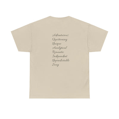 Aquarius Sign Tee – Zodiac Graphic T-Shirt