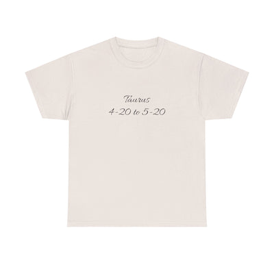 Taurus Sign Tee – Zodiac Graphic T-Shirt