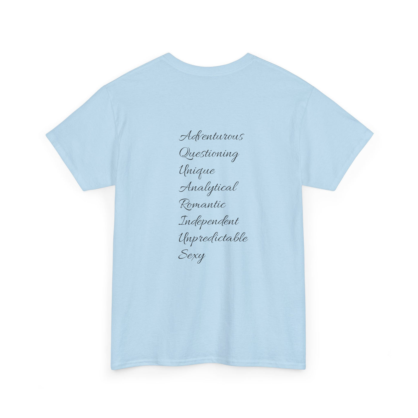 Aquarius Sign Tee – Zodiac Graphic T-Shirt