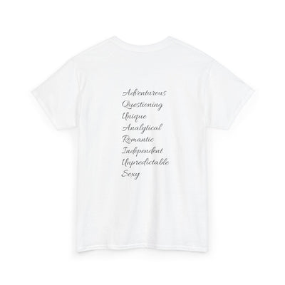 Aquarius Sign Tee – Zodiac Graphic T-Shirt