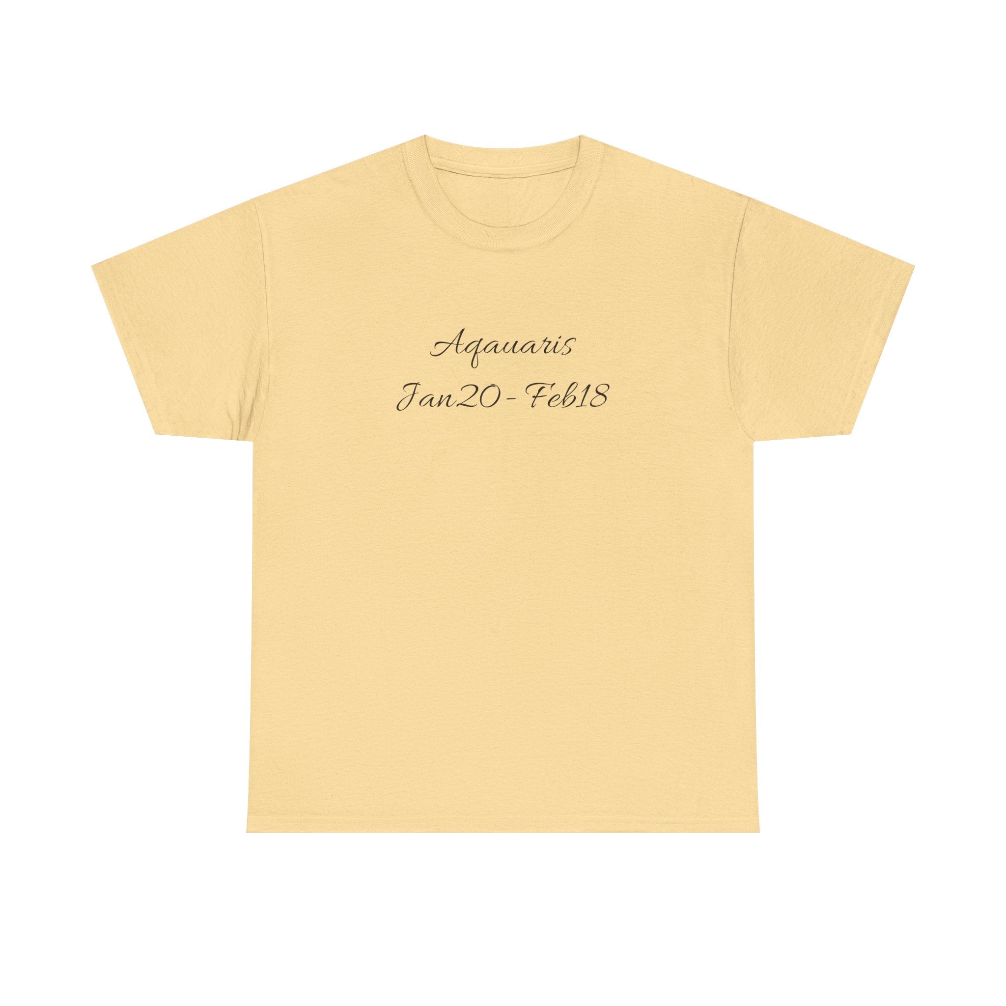 Aquarius Sign Tee – Zodiac Graphic T-Shirt