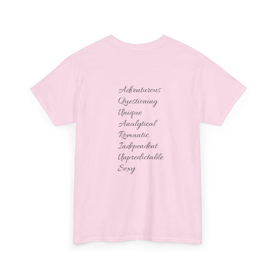 Aquarius Sign Tee – Zodiac Graphic T-Shirt