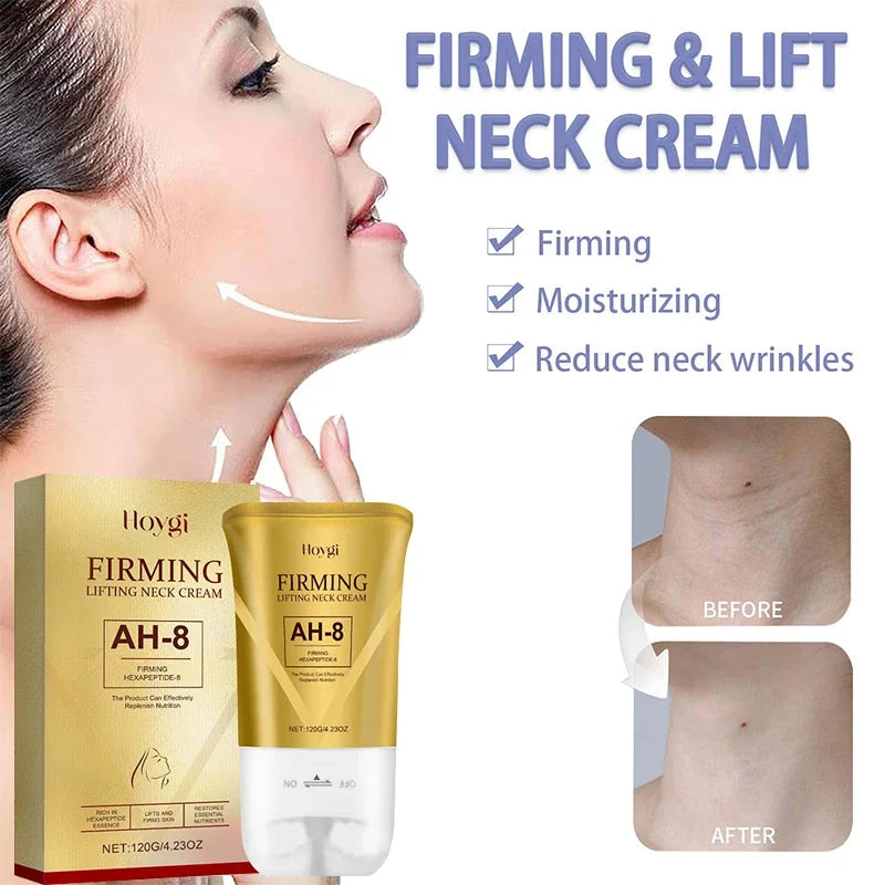 120G Neck Firming Roller Cream Lifts Dilutes Neck Lines, Deeply Nourishes, Easily Absorbed, Massages and Soothes Neck Skin Care