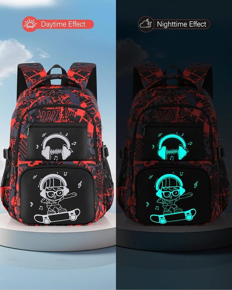 School Backpack for Boys Backpacks for Kids Camo Bookbag Teens Middle School Bags Waterproof Travel Backpack