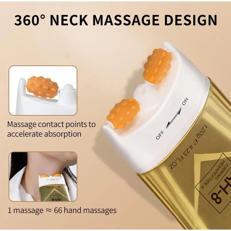 120G Neck Firming Roller Cream Lifts Dilutes Neck Lines, Deeply Nourishes, Easily Absorbed, Massages and Soothes Neck Skin Care