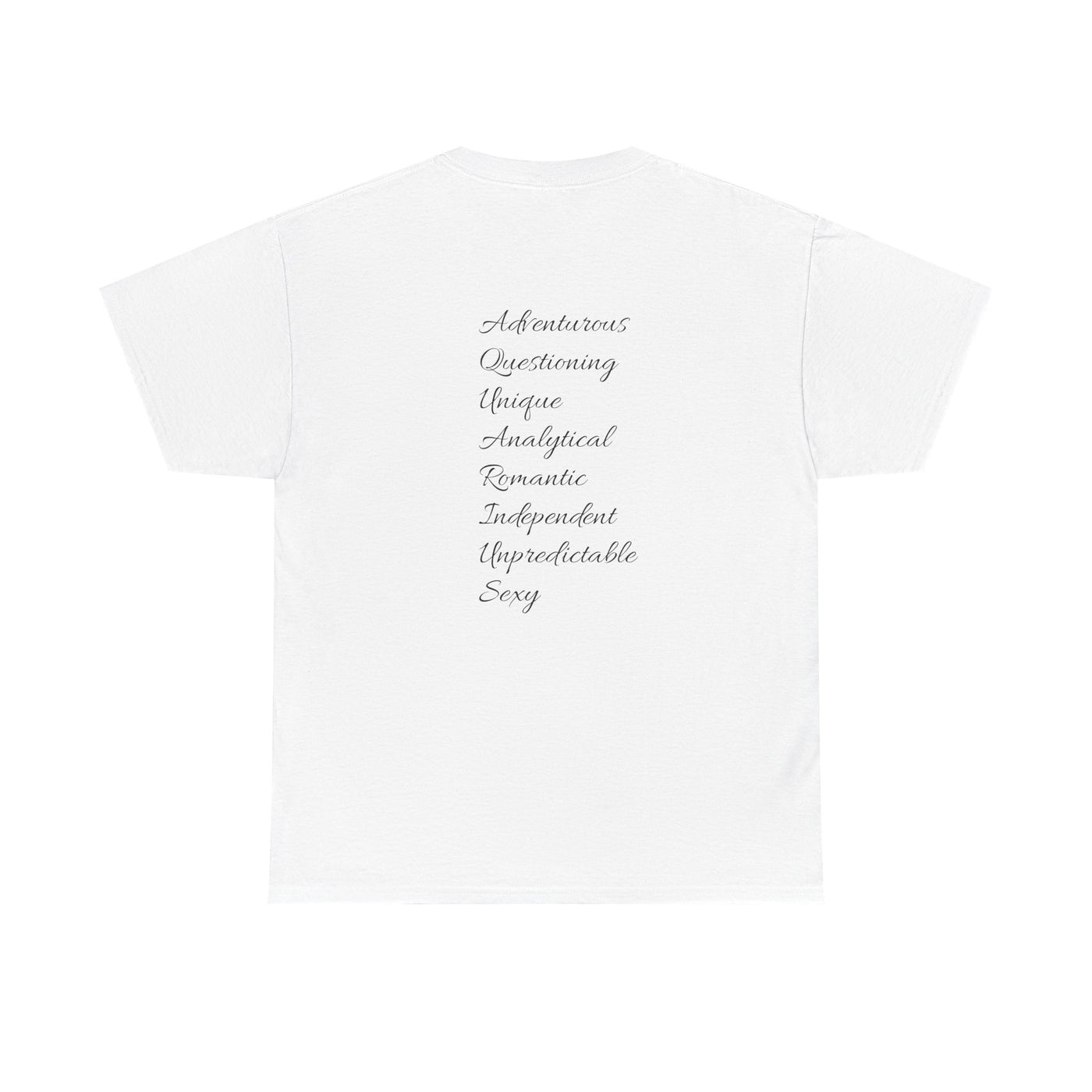 Aquarius Sign Tee – Zodiac Graphic T-Shirt