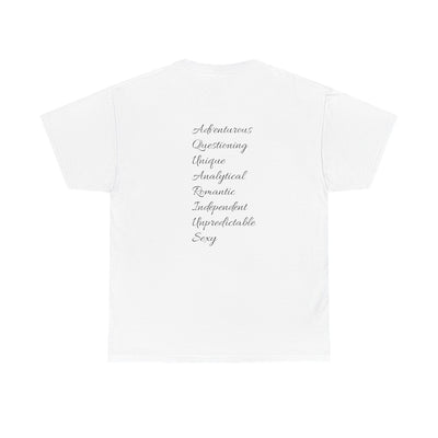 Aquarius Sign Tee – Zodiac Graphic T-Shirt