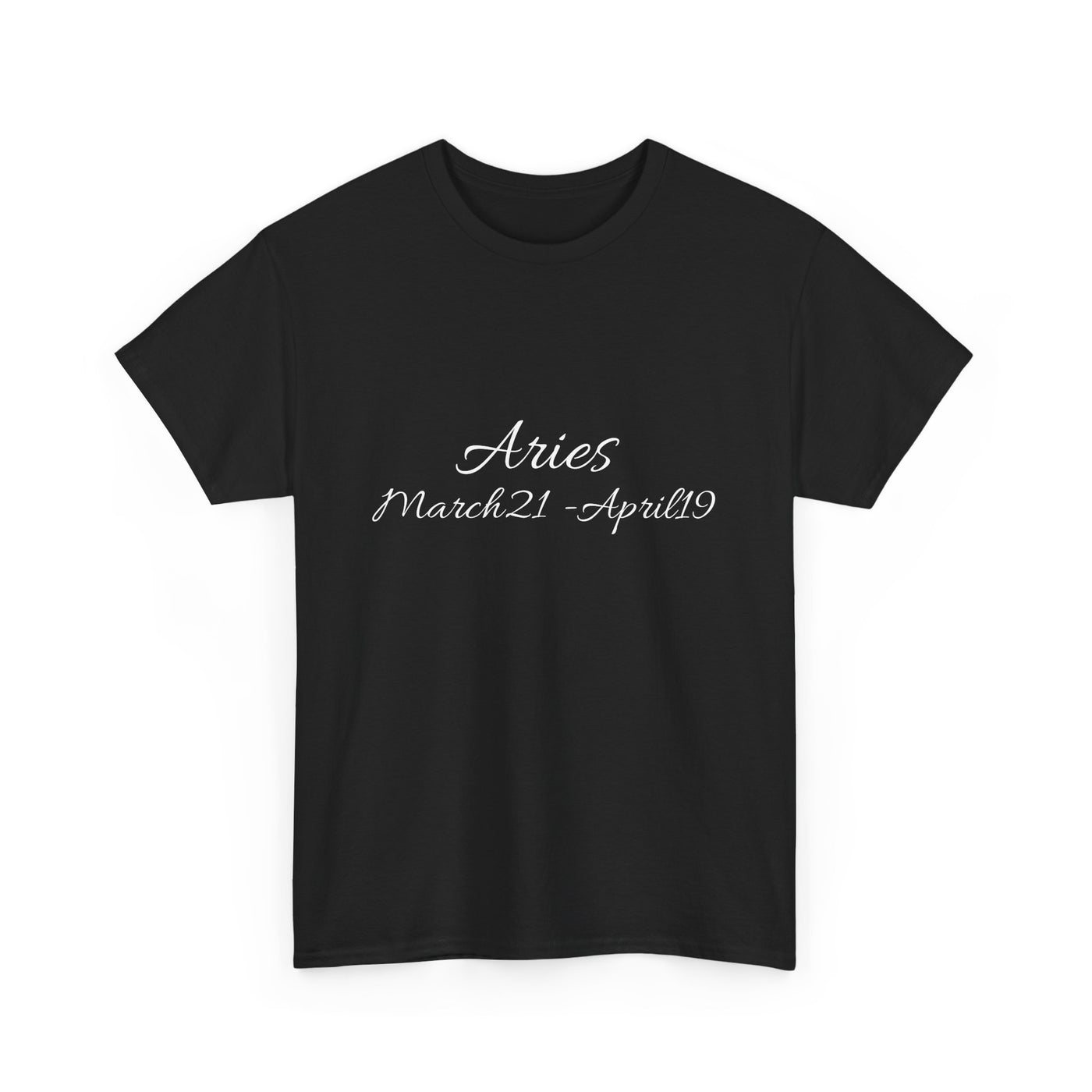 Aries Sign Tee – Unisex Heavy Cotton Astrology T-Shirt
