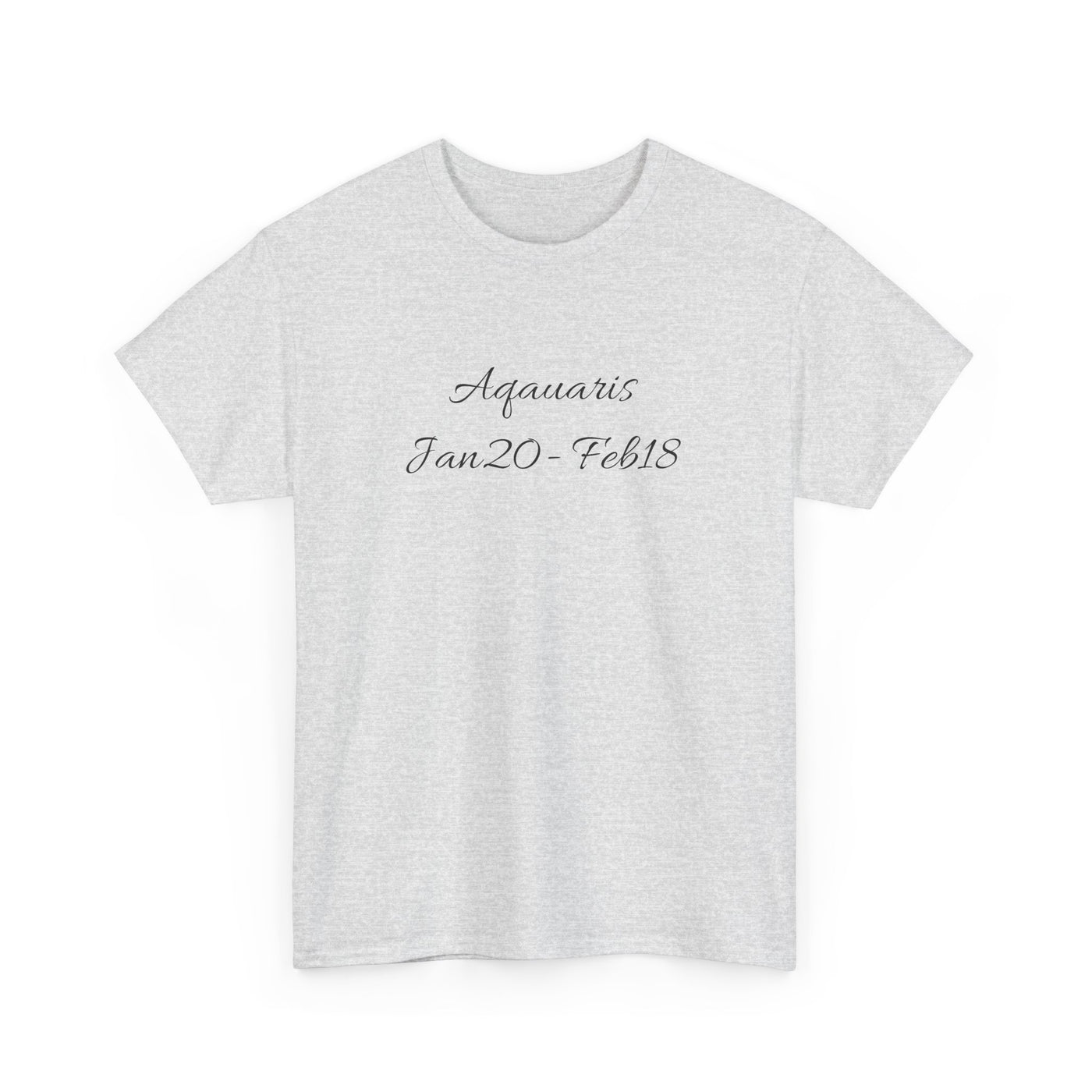 Aquarius Sign Tee – Zodiac Graphic T-Shirt