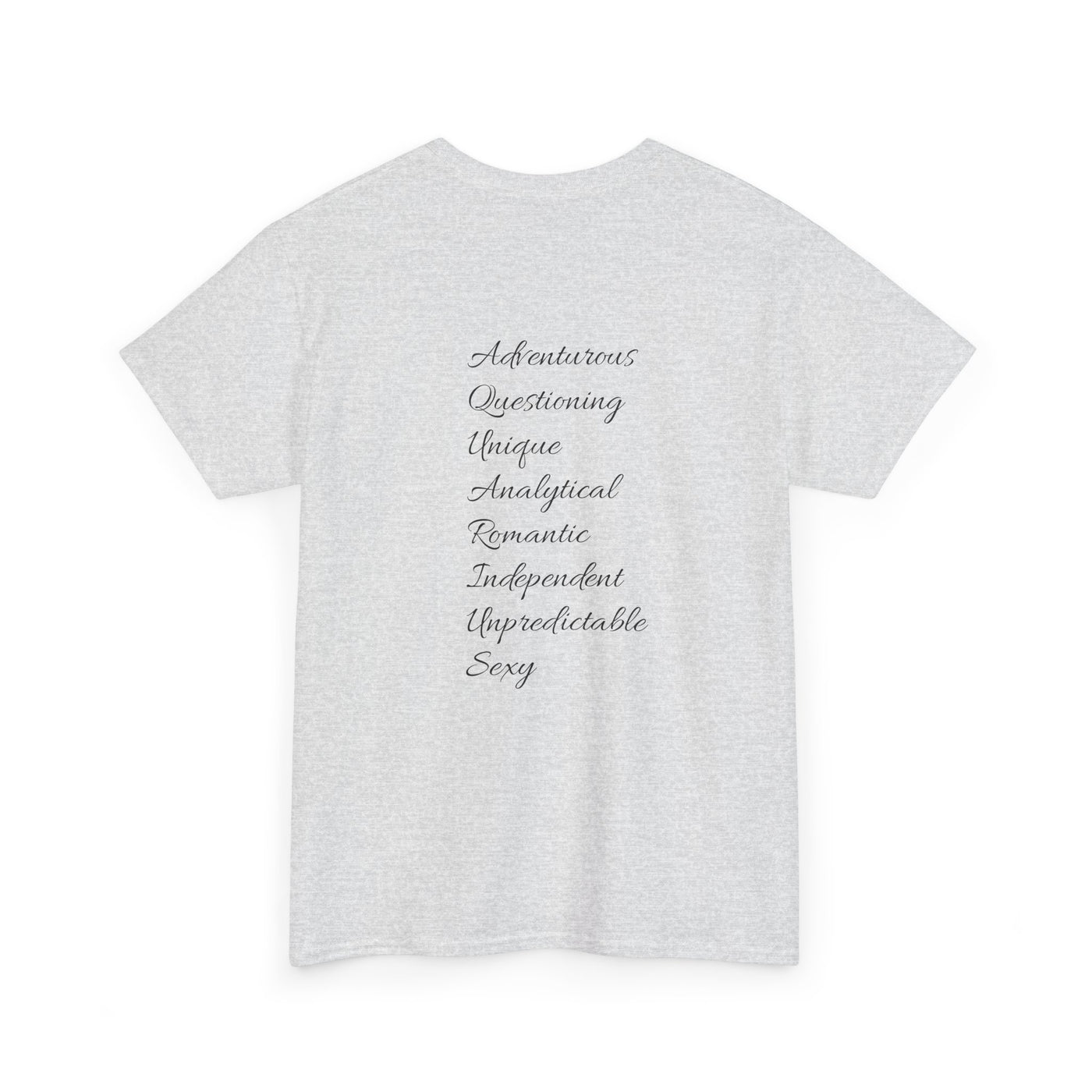 Aquarius Sign Tee – Zodiac Graphic T-Shirt