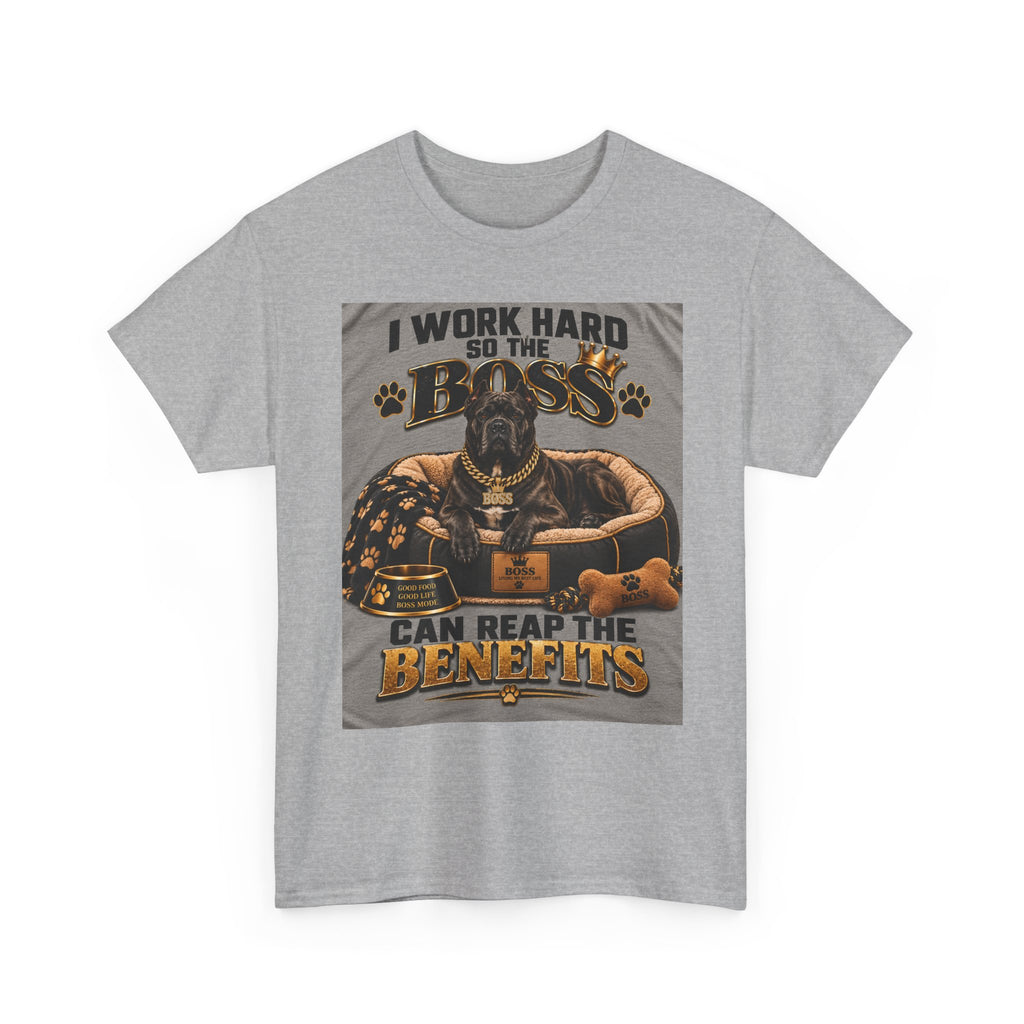 T-Shirt — "I Work Hard So My Boss Can Live A Better Life" Graphic Tee (Funny Work Humor)