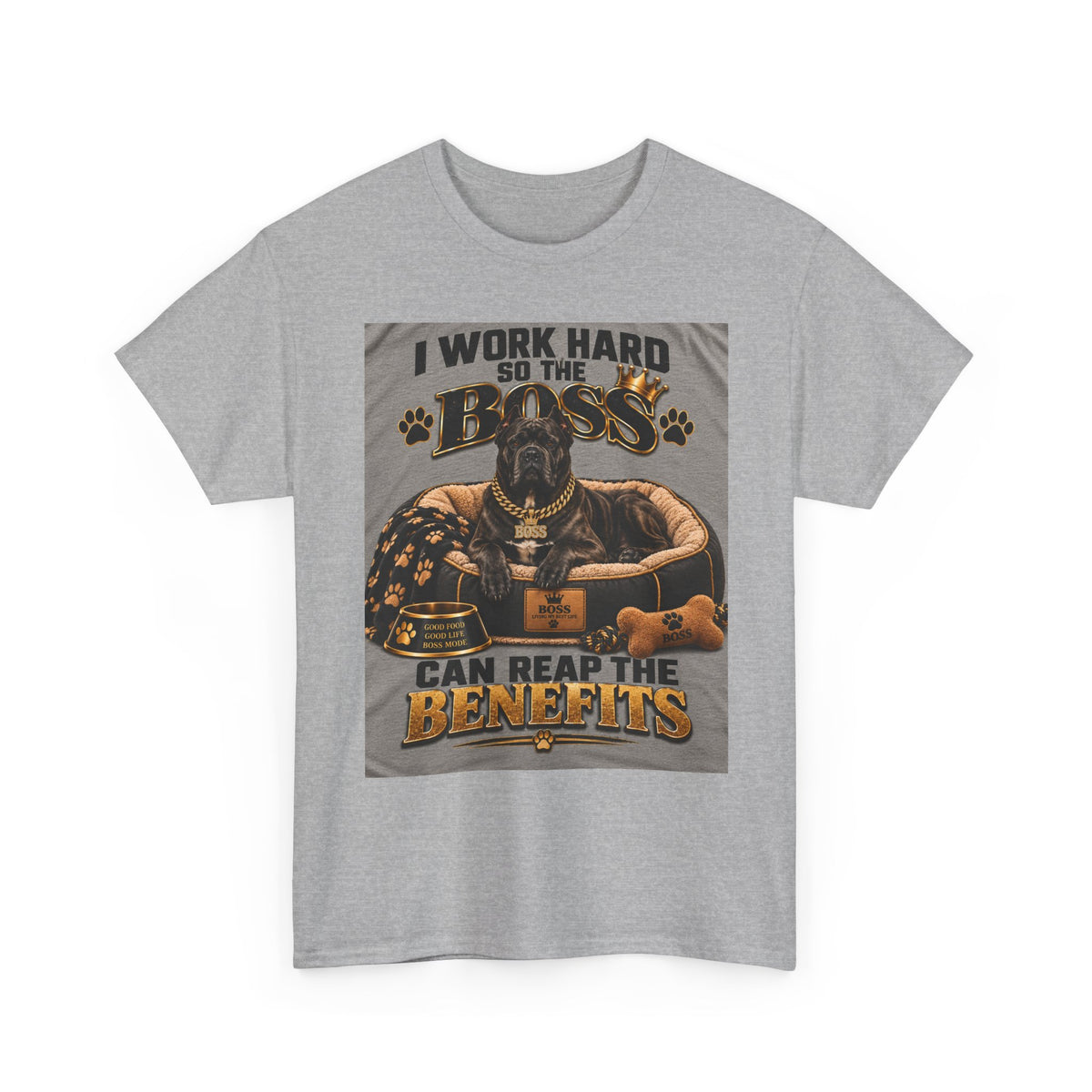 T-Shirt — "I Work Hard So My Boss Can Live A Better Life" Graphic Tee (Funny Work Humor)