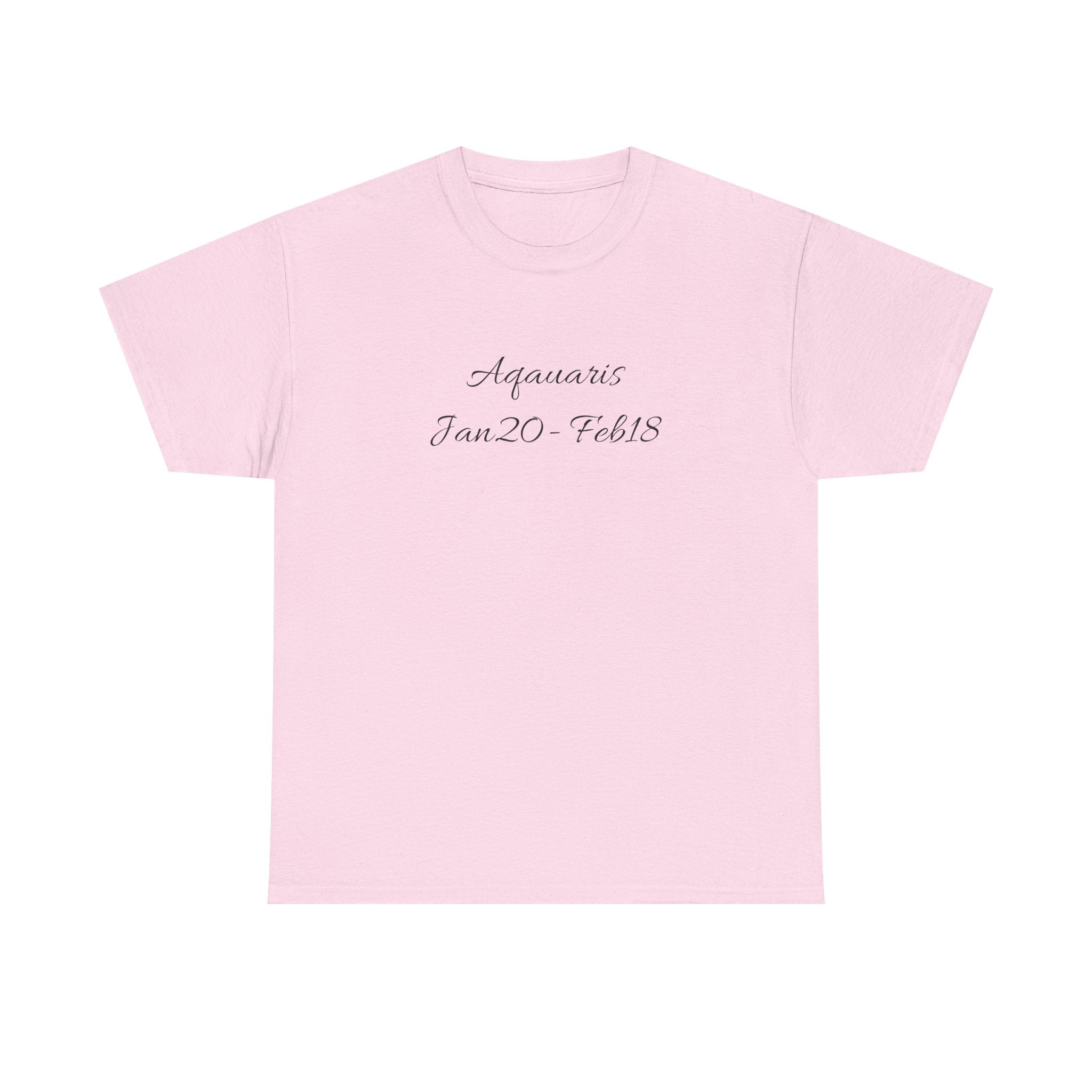Aquarius Sign Tee – Zodiac Graphic T-Shirt