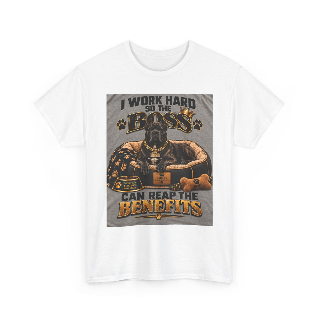 T-Shirt — "I Work Hard So My Boss Can Live A Better Life" Graphic Tee (Funny Work Humor)