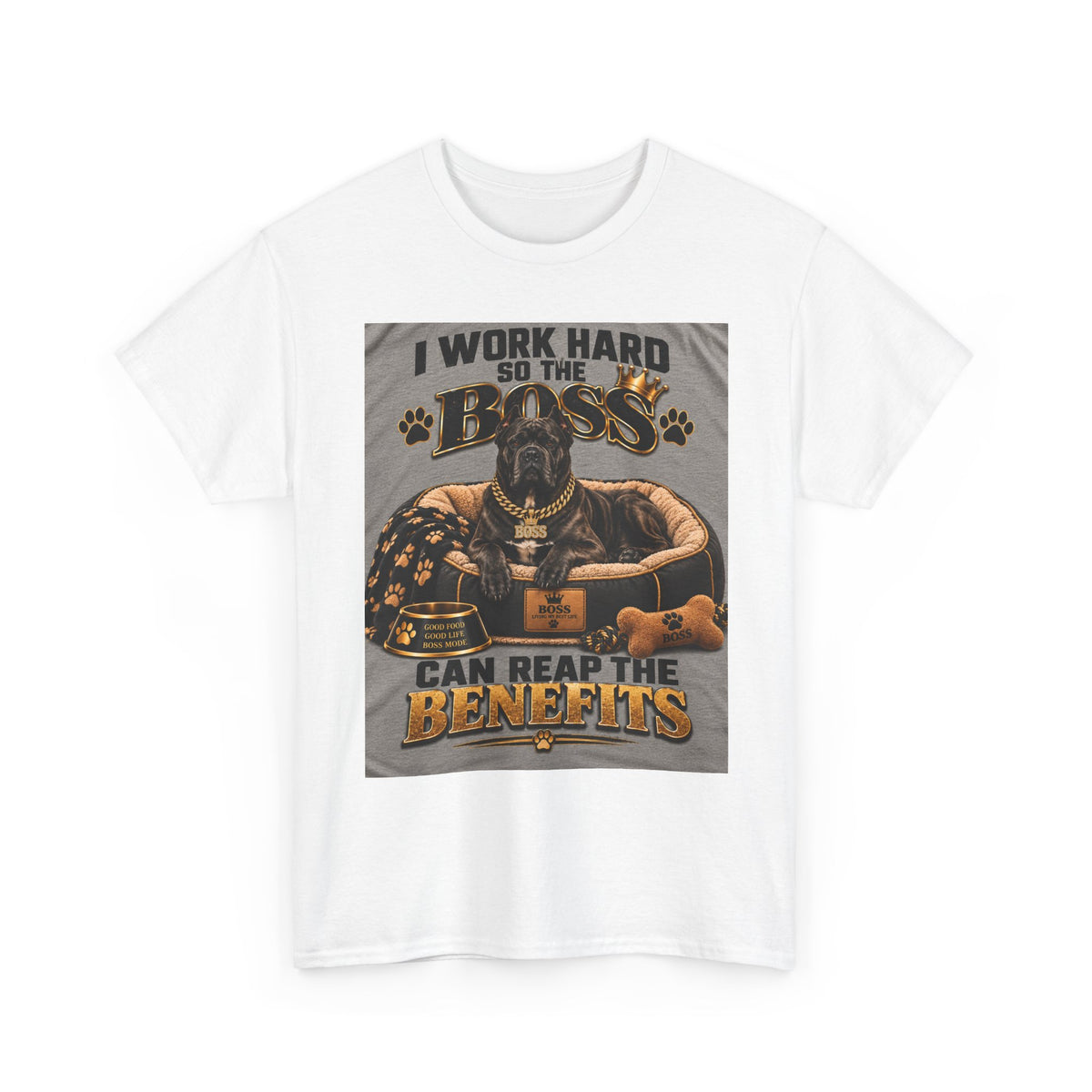 T-Shirt — "I Work Hard So My Boss Can Live A Better Life" Graphic Tee (Funny Work Humor)