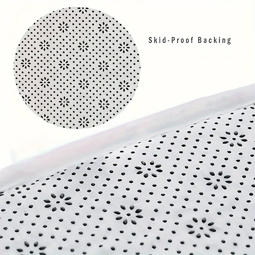 Soft Absorbent Bathroom Mat – Furry Non-Slip Shower & Toilet Rug