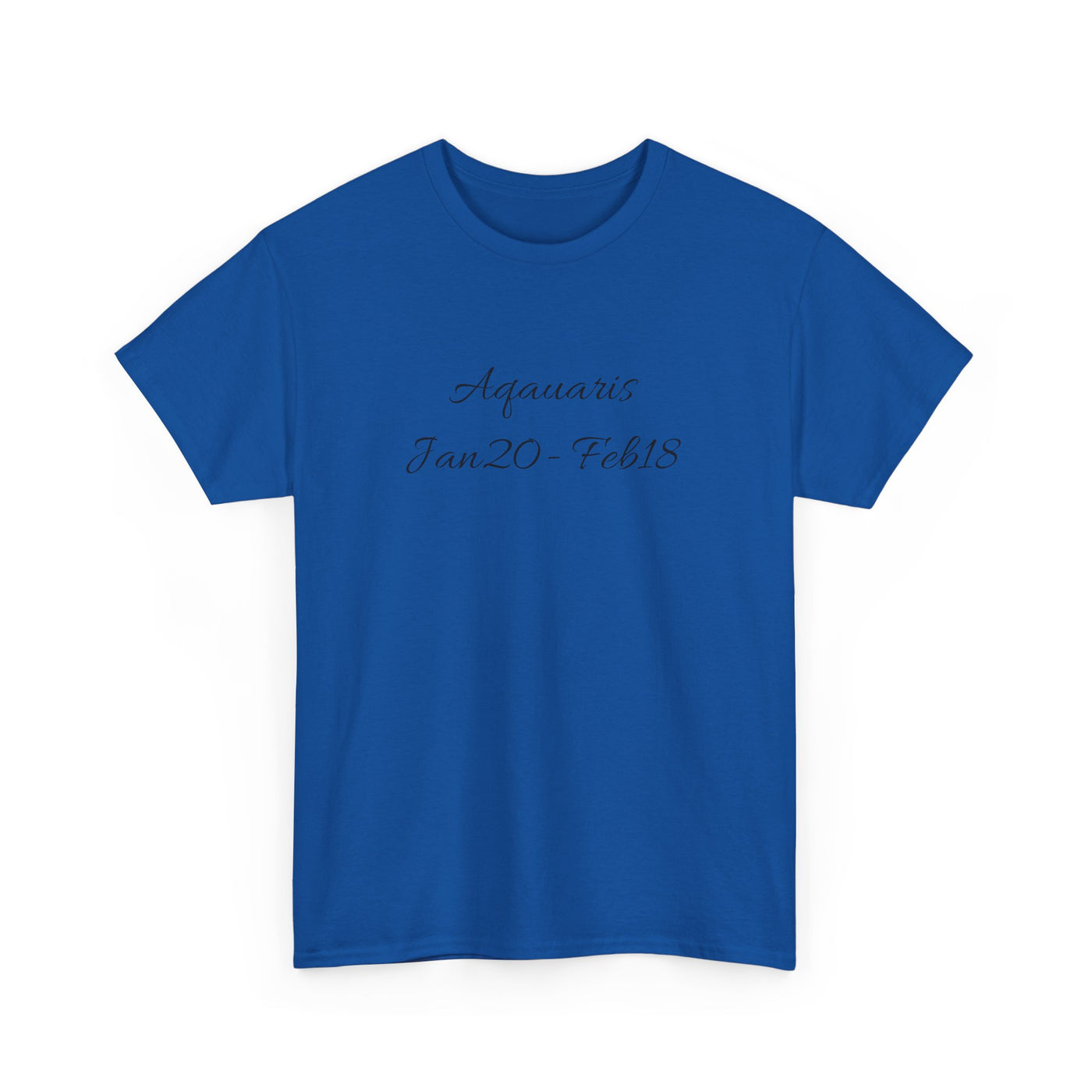 Aquarius Sign Tee – Zodiac Graphic T-Shirt