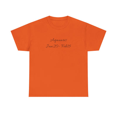 Aquarius Sign Tee – Zodiac Graphic T-Shirt