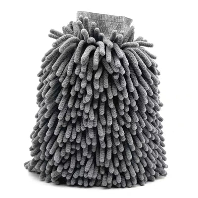 Double-Sided Chenille Car Wash Gloves – Plush & Thickened Auto Cleaning Tool