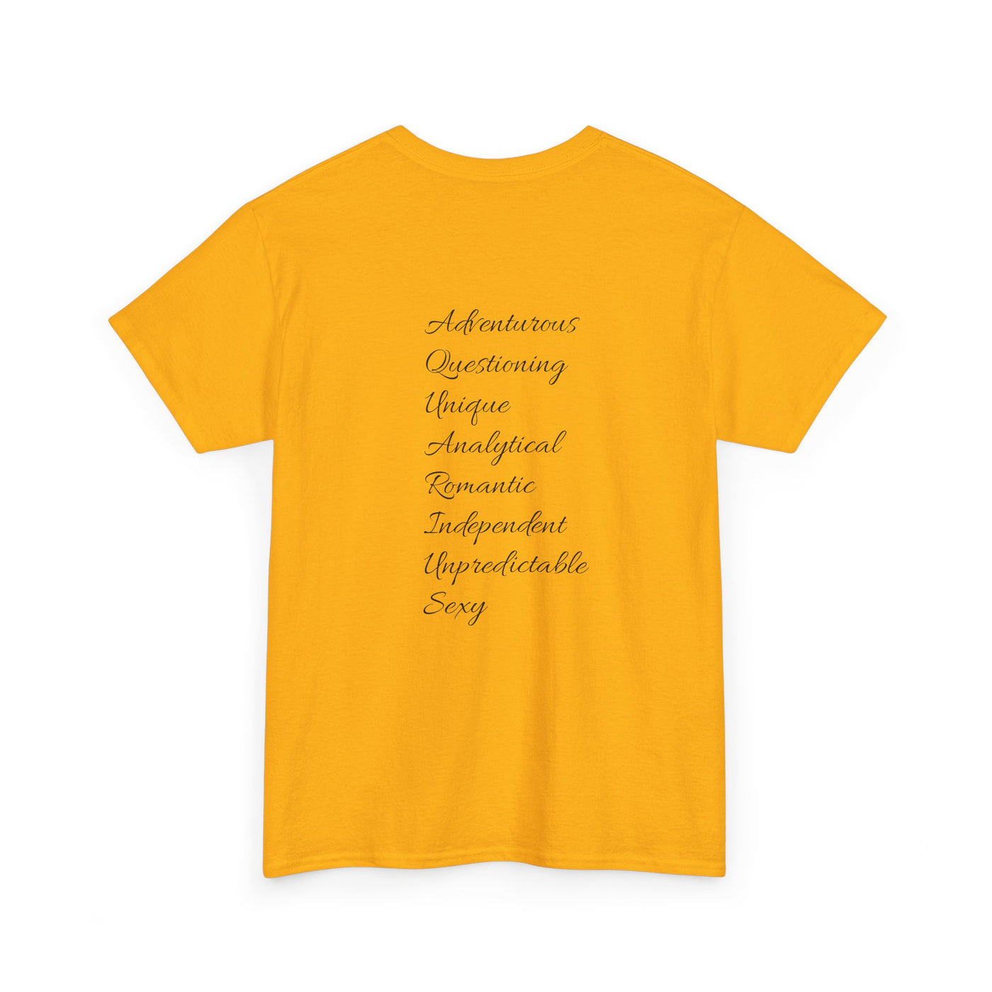 Aquarius Sign Tee – Zodiac Graphic T-Shirt