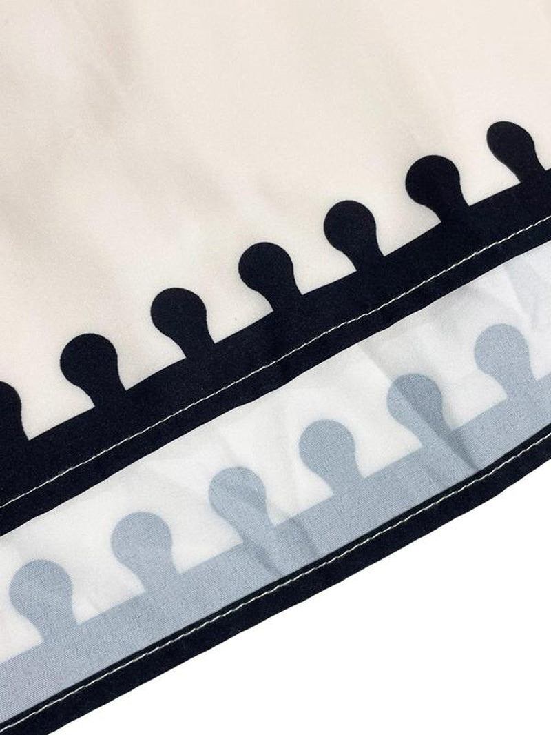 Women'S All over Print Shirred Bishop Sleeve a Line Dress, Longsleeves Dress for Fall & Winter, Women'S Clothing for Vacation Holiday, Dresses for Women, Womenswear, Classy Modest Dresses, Casual Dresses