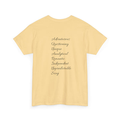 Aquarius Sign Tee – Zodiac Graphic T-Shirt