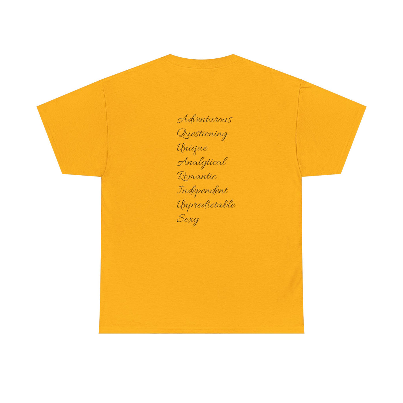 Aquarius Sign Tee – Zodiac Graphic T-Shirt