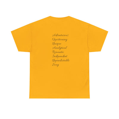 Aquarius Sign Tee – Zodiac Graphic T-Shirt