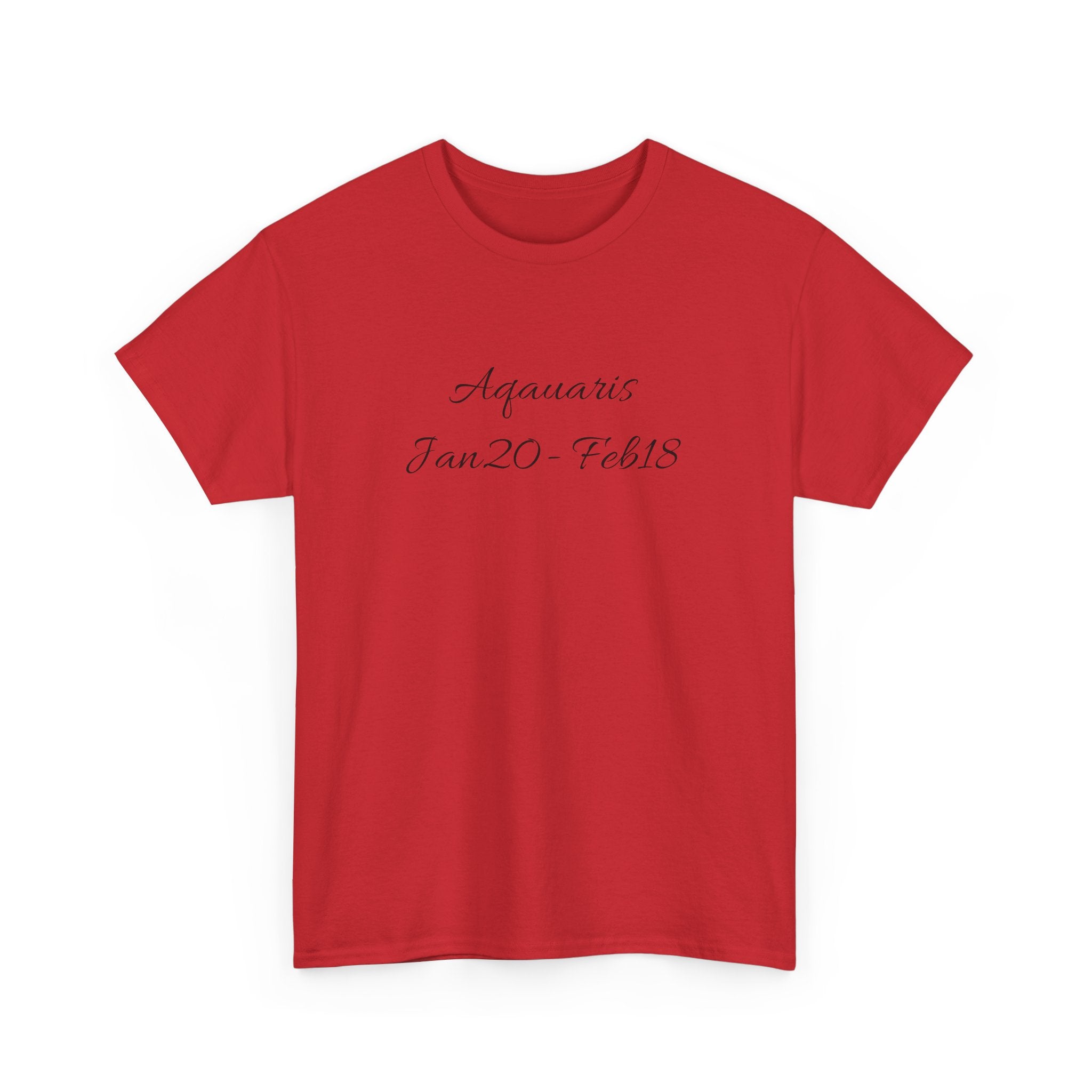 Aquarius Sign Tee – Zodiac Graphic T-Shirt