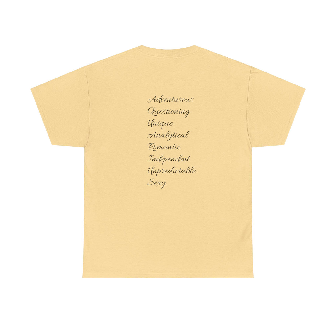 Aquarius Sign Tee – Zodiac Graphic T-Shirt