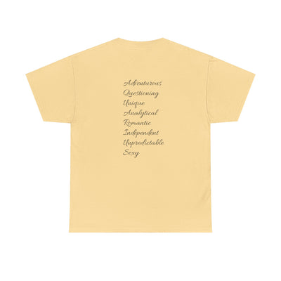 Aquarius Sign Tee – Zodiac Graphic T-Shirt