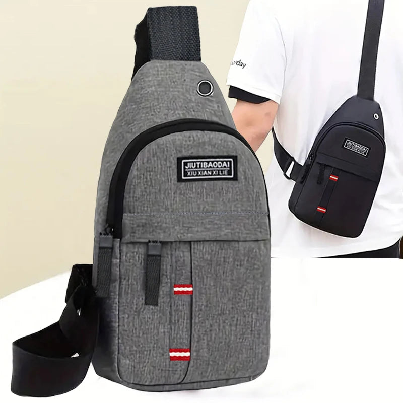 Men's Waterproof Large Capacity Fanny Pack, Adjustable Strap For Outdoor Activities, Travel Running, Hiking, And Cycling