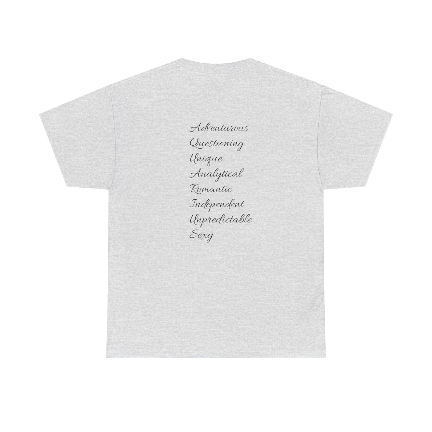 Aquarius Sign Tee – Zodiac Graphic T-Shirt