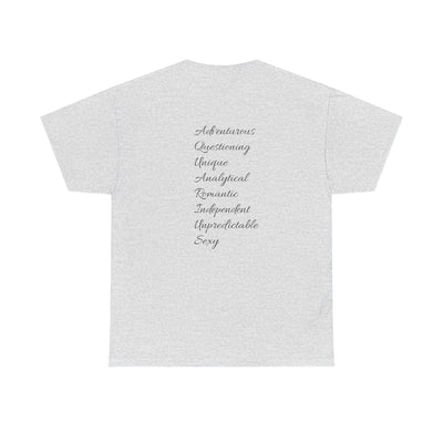 Aquarius Sign Tee – Zodiac Graphic T-Shirt