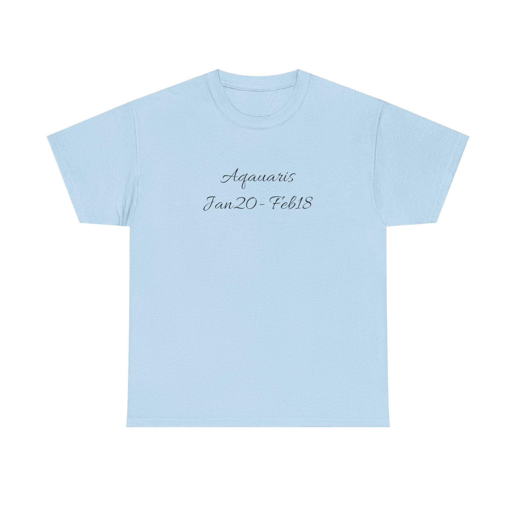 Aquarius Sign Tee – Zodiac Graphic T-Shirt