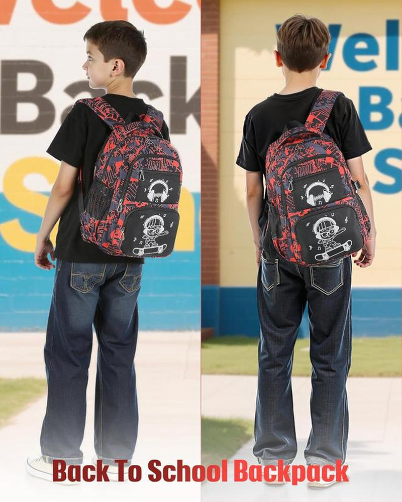 School Backpack for Boys Backpacks for Kids Camo Bookbag Teens Middle School Bags Waterproof Travel Backpack
