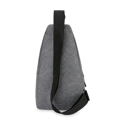 Men’s Large Capacity Chest Bag – One Shoulder Crossbody for Outdoor & Sports