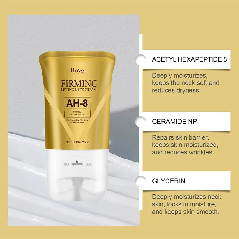 120G Neck Firming Roller Cream Lifts Dilutes Neck Lines, Deeply Nourishes, Easily Absorbed, Massages and Soothes Neck Skin Care