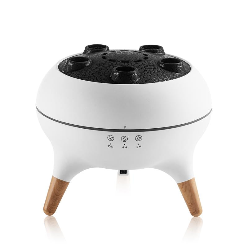 New Dynamic Multi-Spray Aromatherapy Machine Desktop Flame Humidifier Household Large Fog Colorful Light Remote Control Aroma Diffuser Jellyfish Aroma Jellyfish Diffuser Multifunction